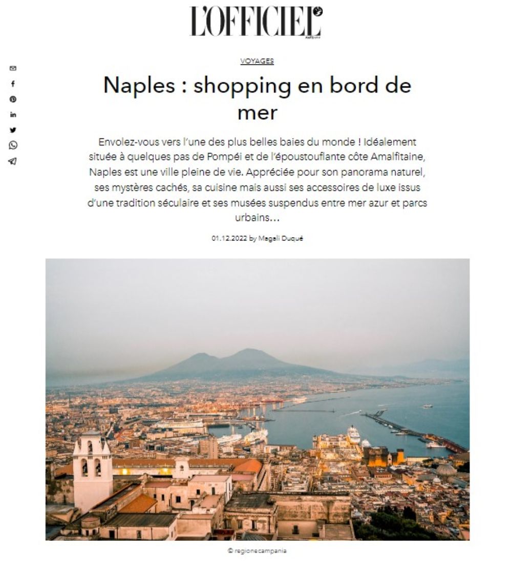 Napoli: shopping in riva al mare - L’Officiel Homme - francese - Bruxelles